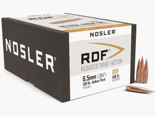 Nosler bullet 6.5mm/.264 RDF 130GR HPBT 500 pieces