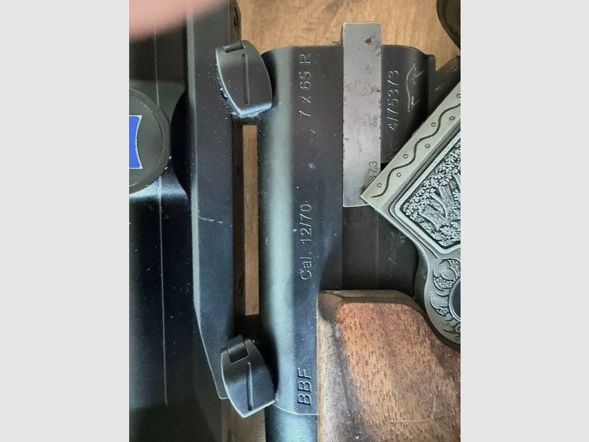 Blaser over-and-under combination gun BBF 95 with high-quality Zeiss