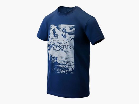 HELIKON TEX MOTTO T-SHIRT  ADVENTURE IS OUT THERE SENTINEL LIGHT