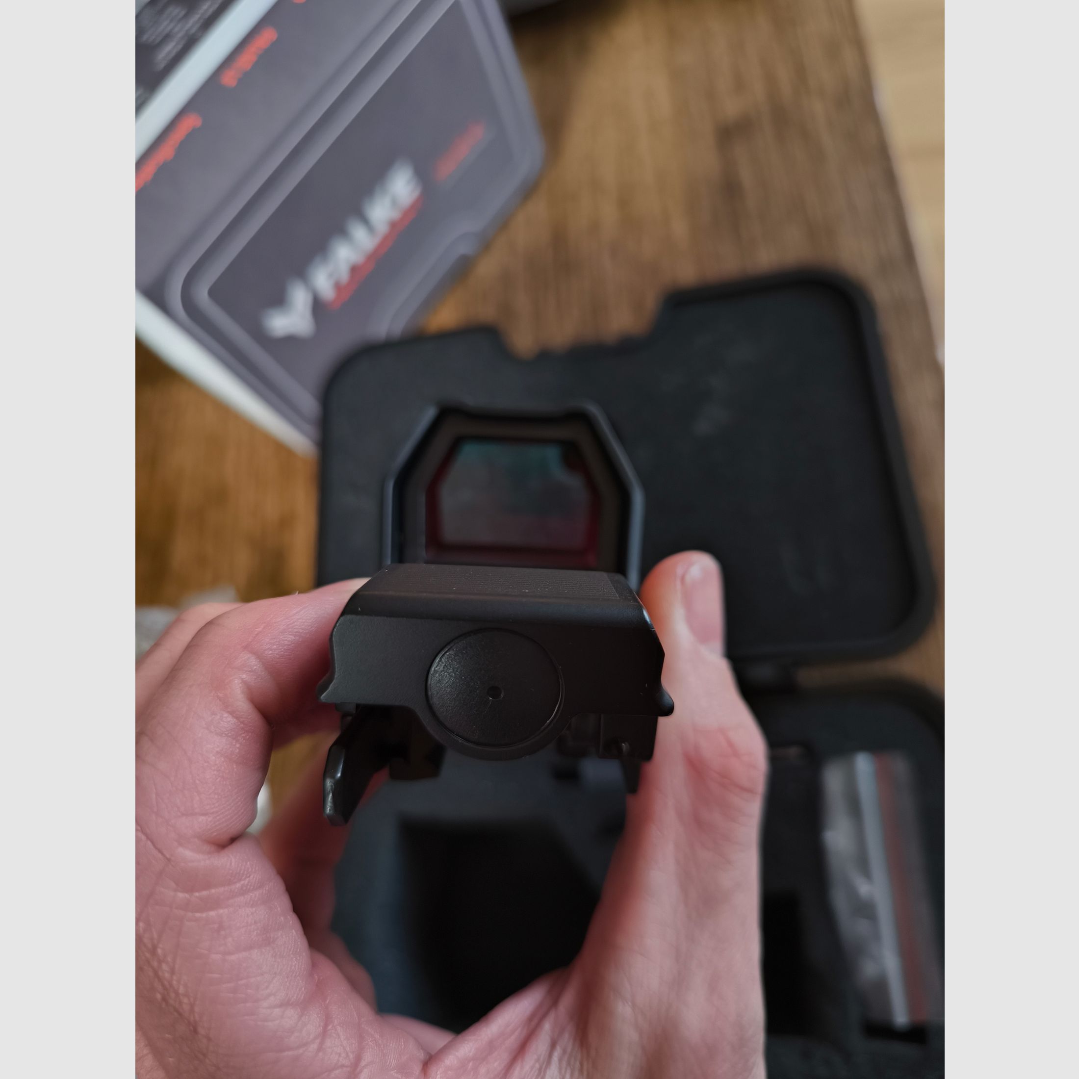 FALKE LE Circle DOT NEU Leuchtpunktvisier, kein Zeiss Swarovski Leica Meopta