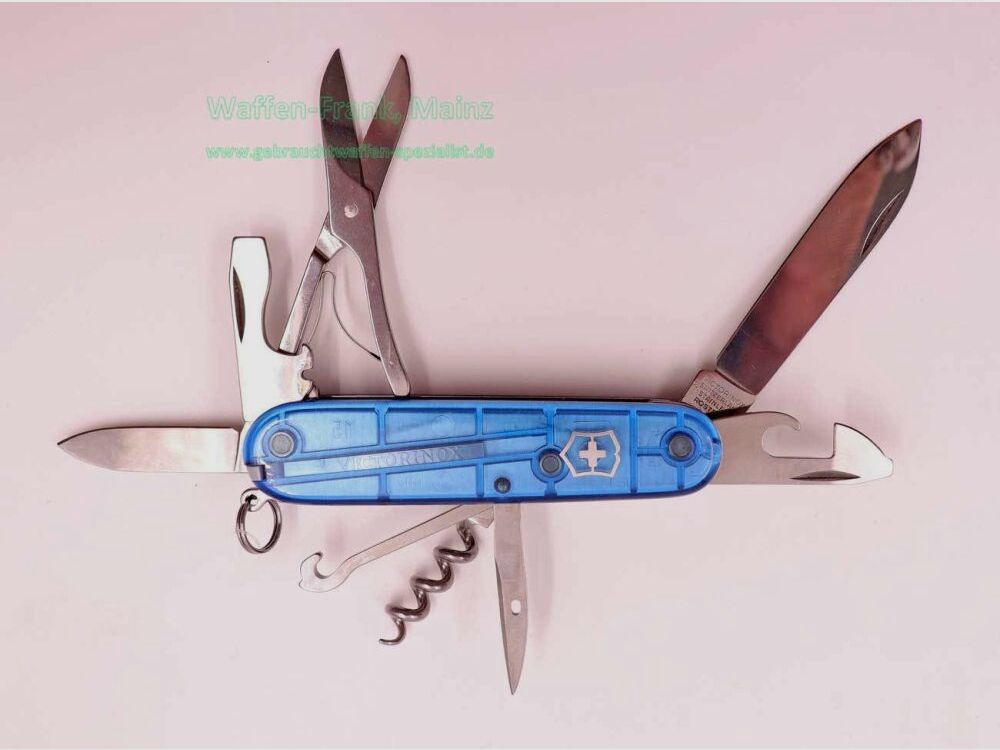 Victorinox, Schweiz Climber blau transparent
