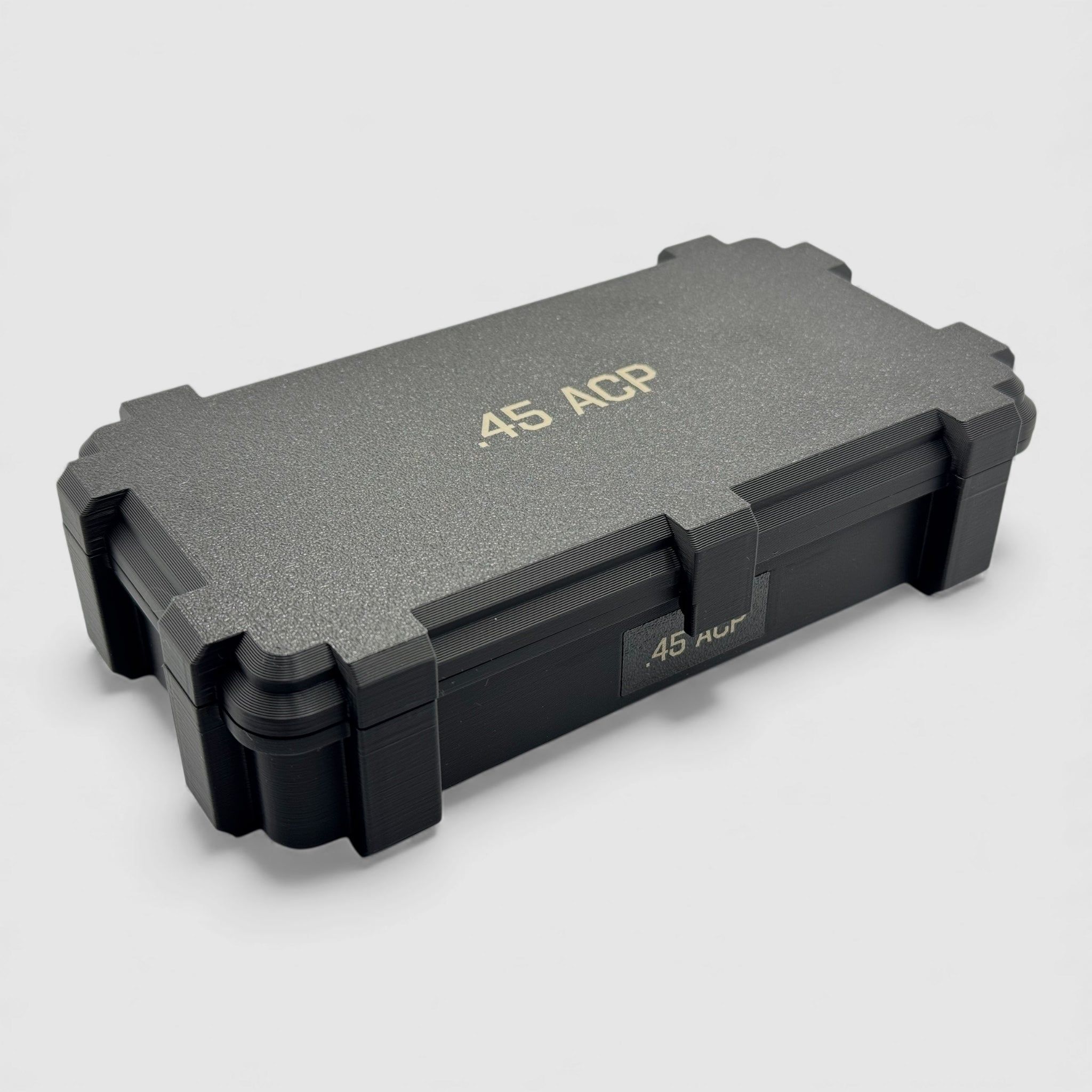 Filamelt Munitionsbox / Ammo Box .45 ACP – Patronenbox ‘Klappdeckel’ – 20 / 25 / 50 / 100 Runden