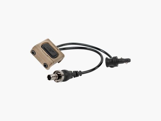 Unity Tactical ModButton Lite Dual Lead / Surefire/Crane / FDE / 7″