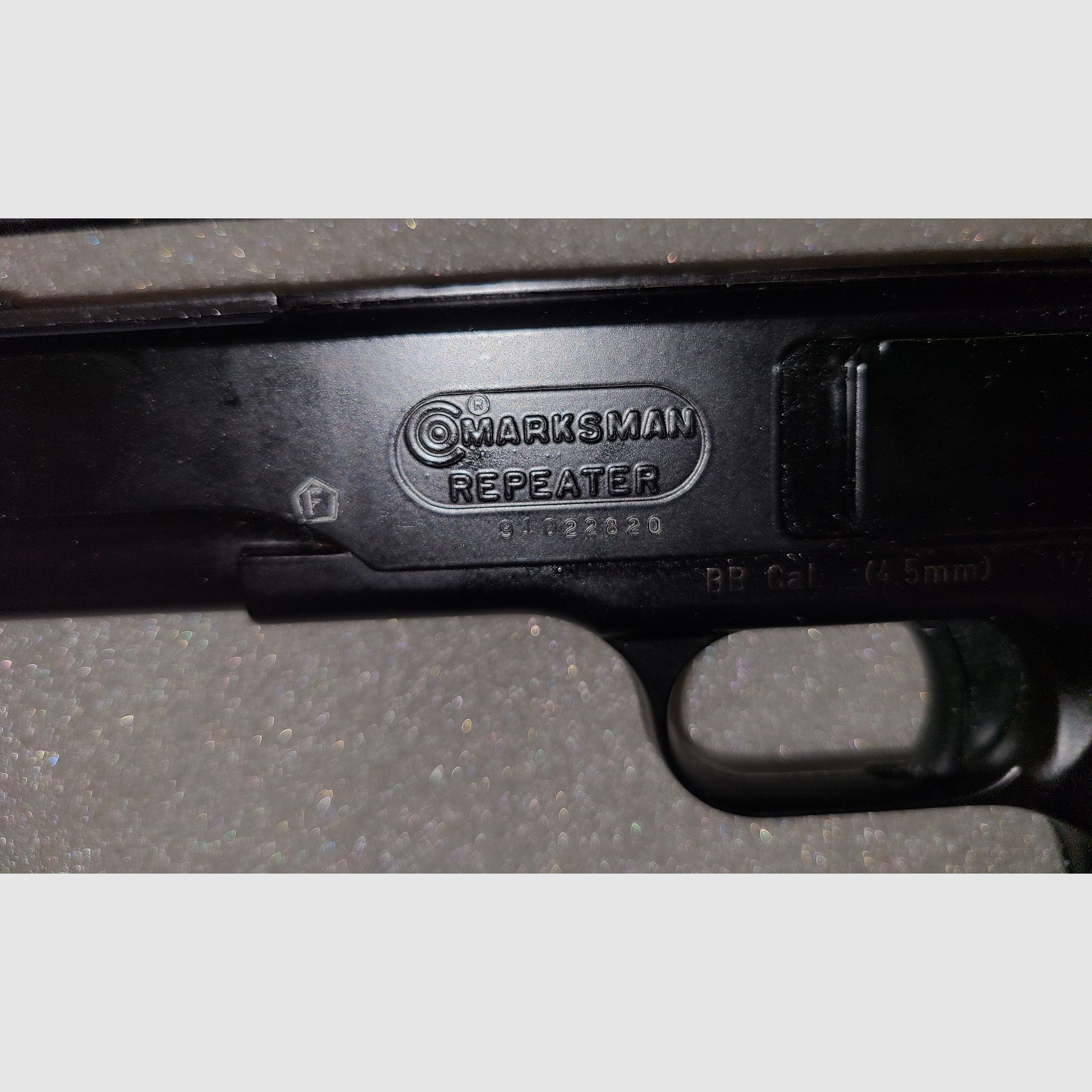 MARKSMAN REPEATER 1010 / 4,5mm / LP LUFTDRUCKPISTOLE / SAMMLERSTÜCK / NEUWERTIG / ! BESCHREIBUNG LESEN !