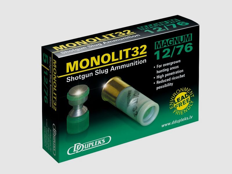 Monolit Geschosse 32 Magnum Stahl Kal.12