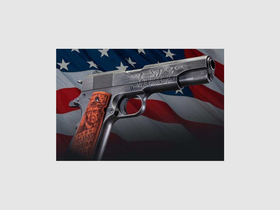 Auto Ordnance "Trump Save America" 1911 BKOC12 .45 ACP President Custom Pistole