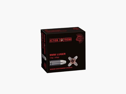 Geco Action Extreme 9 mm Luger 7,0g / 108grs. / 20 Stk