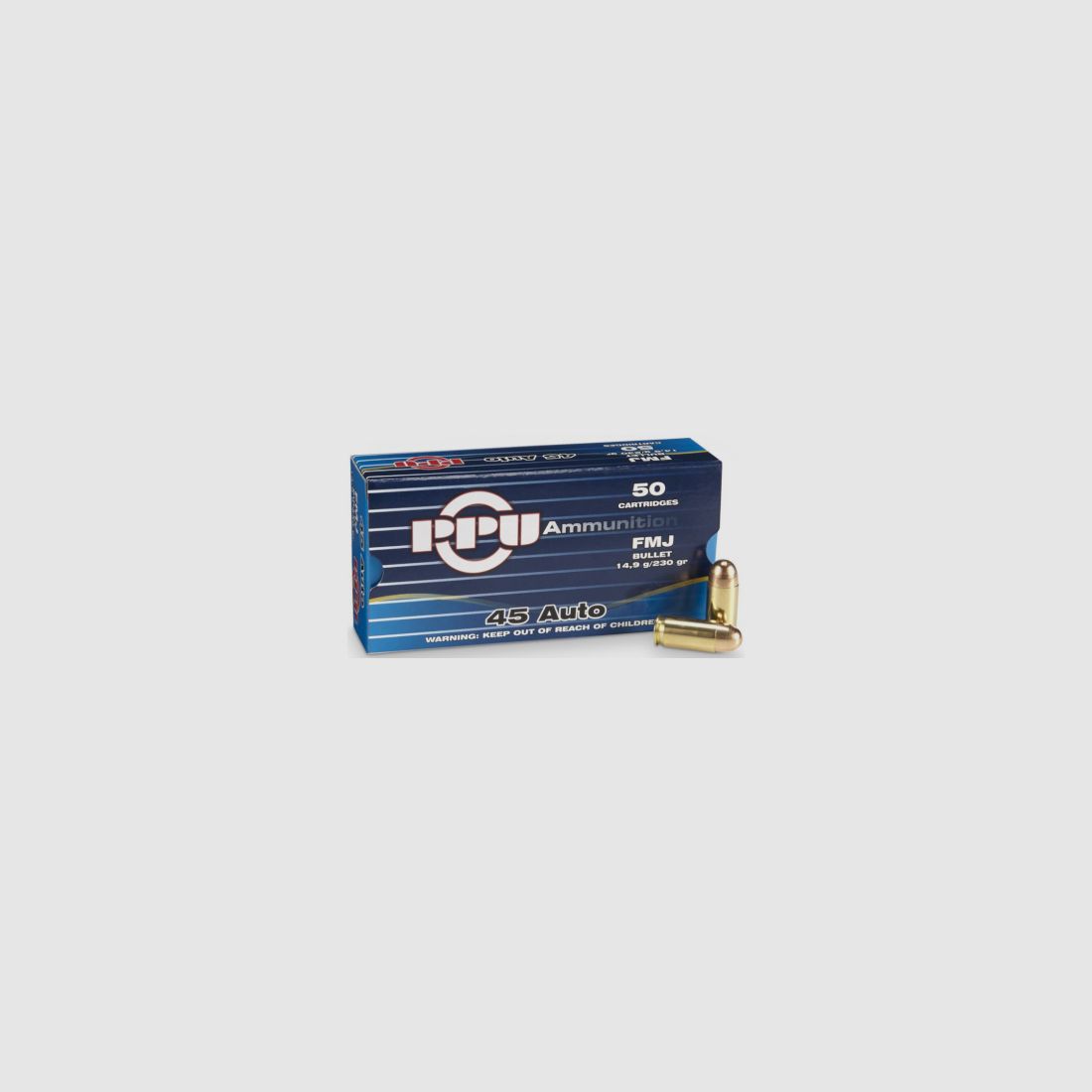 PRVI PARTIZAN (PPU) – Metallpatronen – FMJ 230GR, Bild 1 von 2