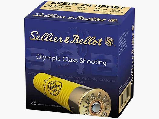 Sellier & Bellot Skeet Sport 24g - 2,0mm - 25 pièces