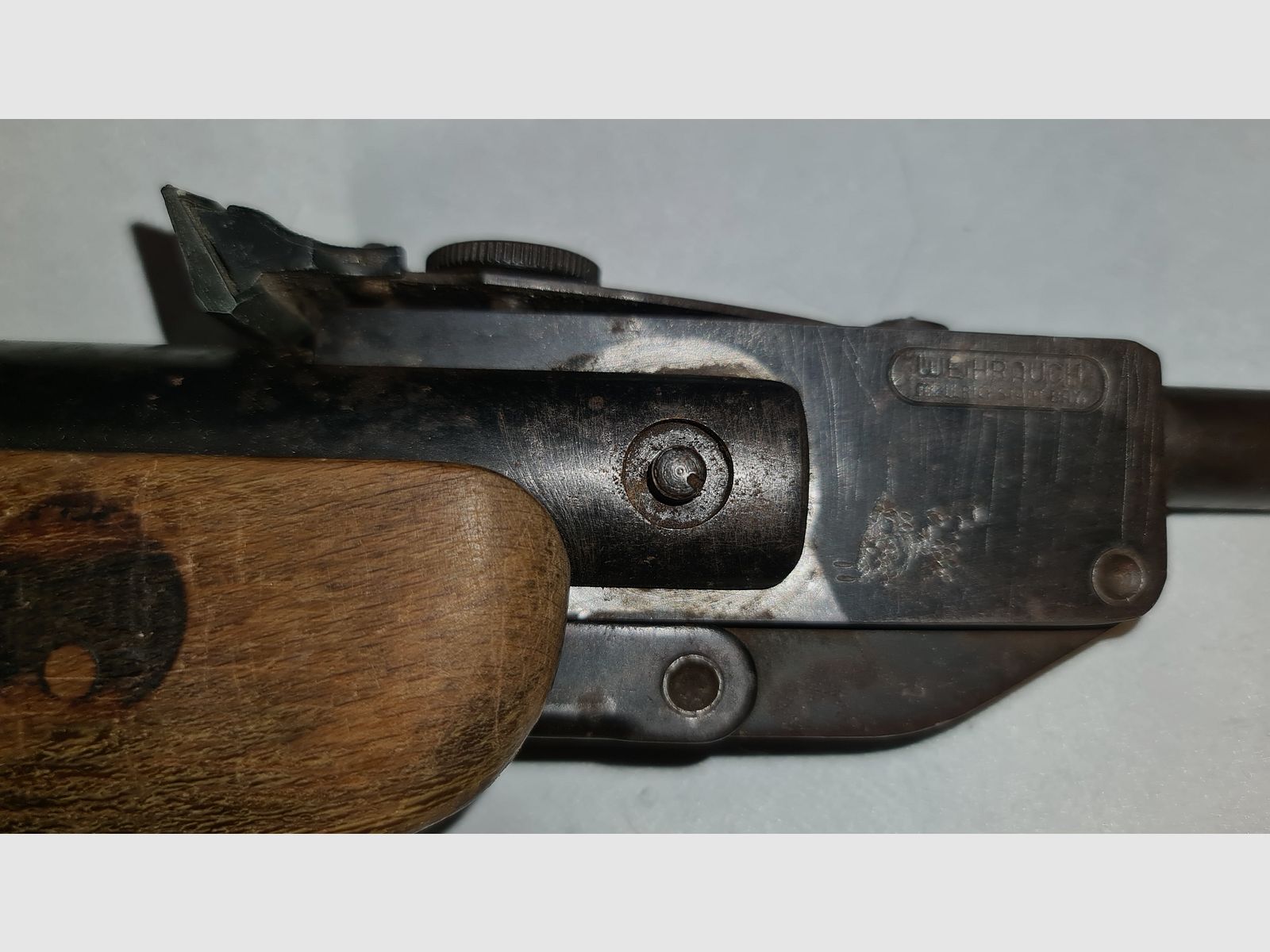 WEIHRAUCH HW 25  / 4,5mm / FUSIL À AIR ENFANT DDR SANS PRESSION POUR BRICOLEURS ROUILLE DE VOL ( NR01 ) ------>! LIRE LA DESCRIPTION ! <------  