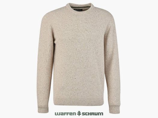 Barbour Pullover Essential Tisbury Crew Dark Sand