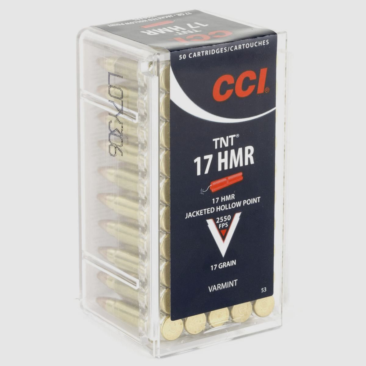 CCI TNT .17 HMR 17GR HP 50 cartucce
