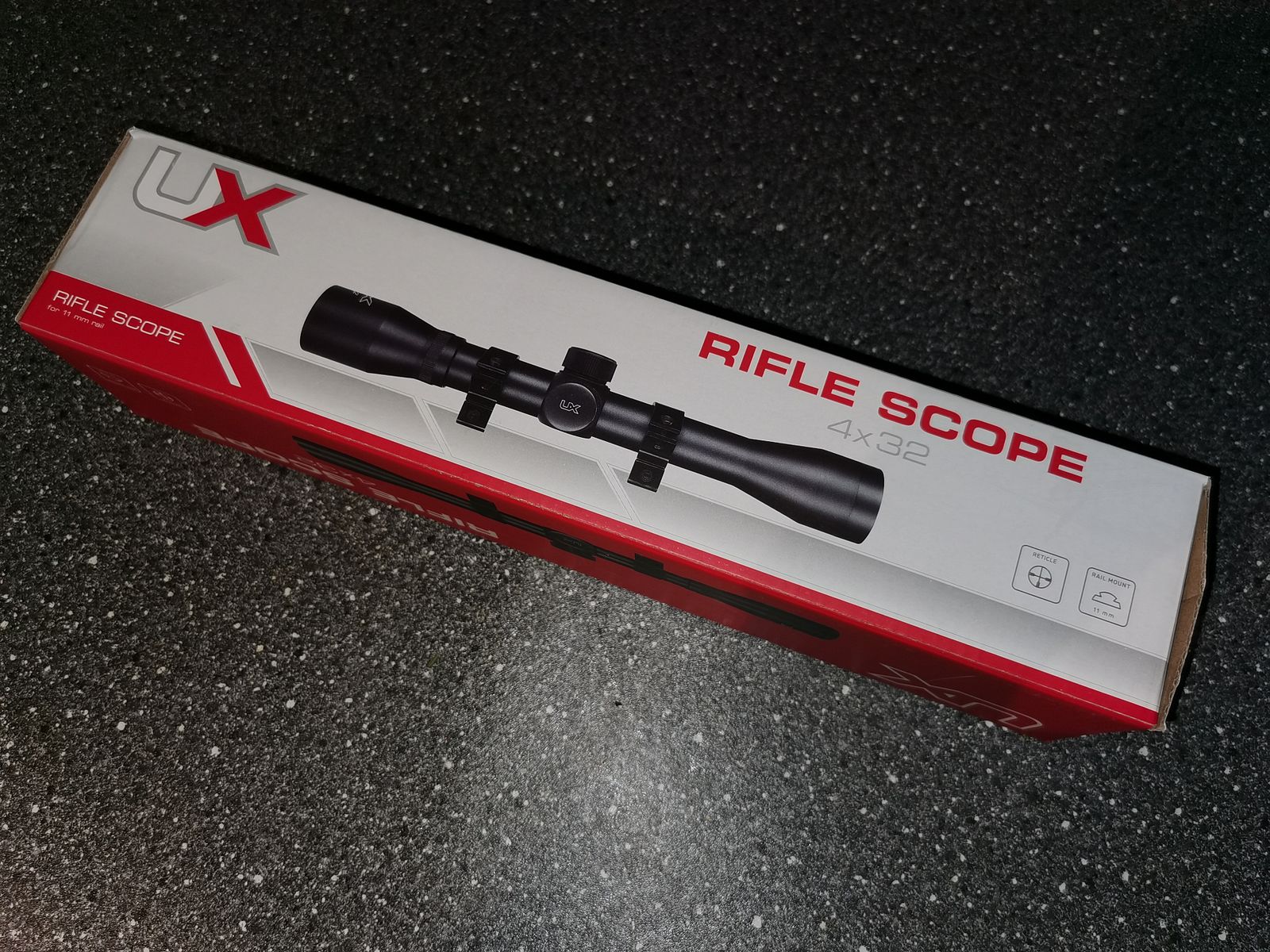 UX 4X32 Zielfernrohr 11mm Prisma für Luftgewehre 