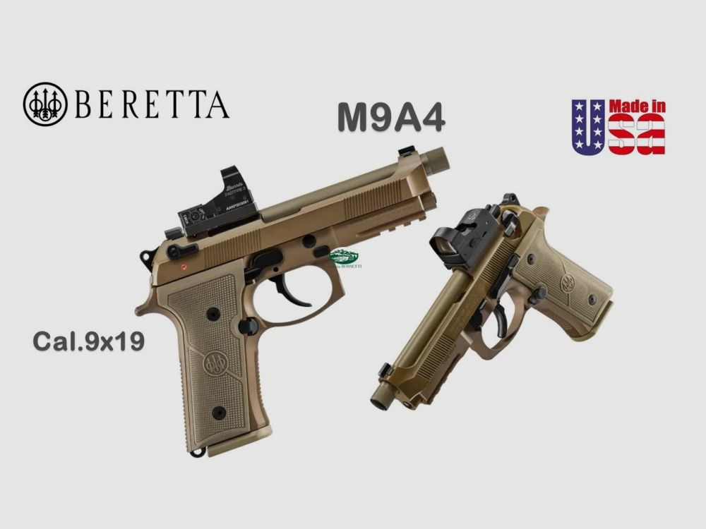 BERETTA M9A4 kal 9x19, afbeelding 2 van 2