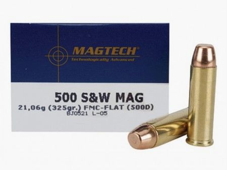 MAGTECH Munition Kal.500 S&W 325 gn FMC Flachkopf