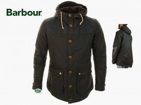 BARBOUR Kurtka Game Parka oliwkowa
