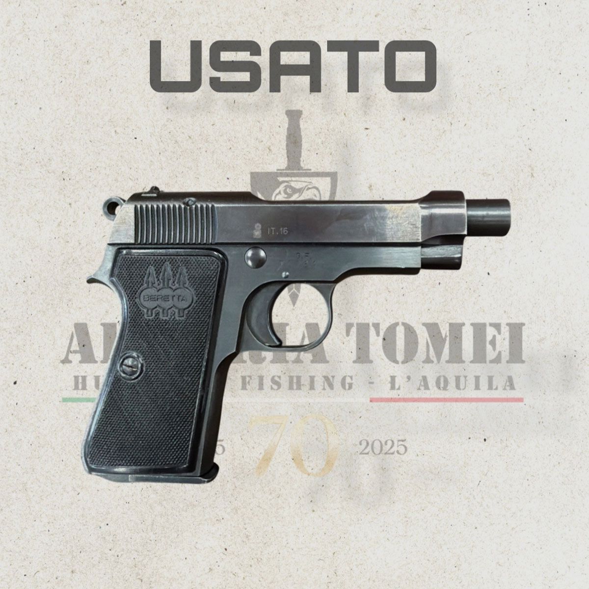UŻYWANY – PISTOLET – BERETTA MOD. 1934 kal. 9 KRÓTKI, zdjęcie 2 z 2