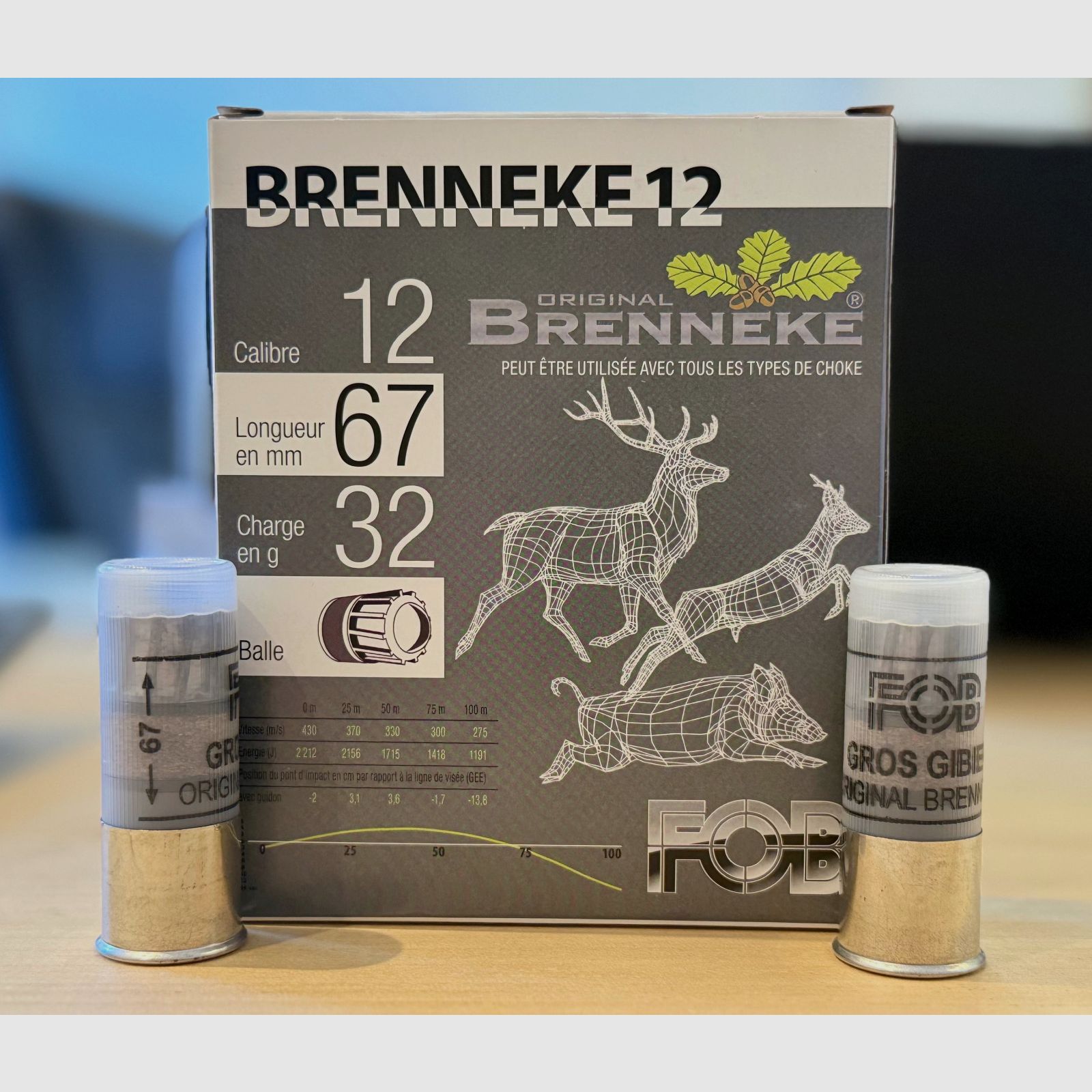 FOB Brenneke 12 - 12/67 - 32g - Blei