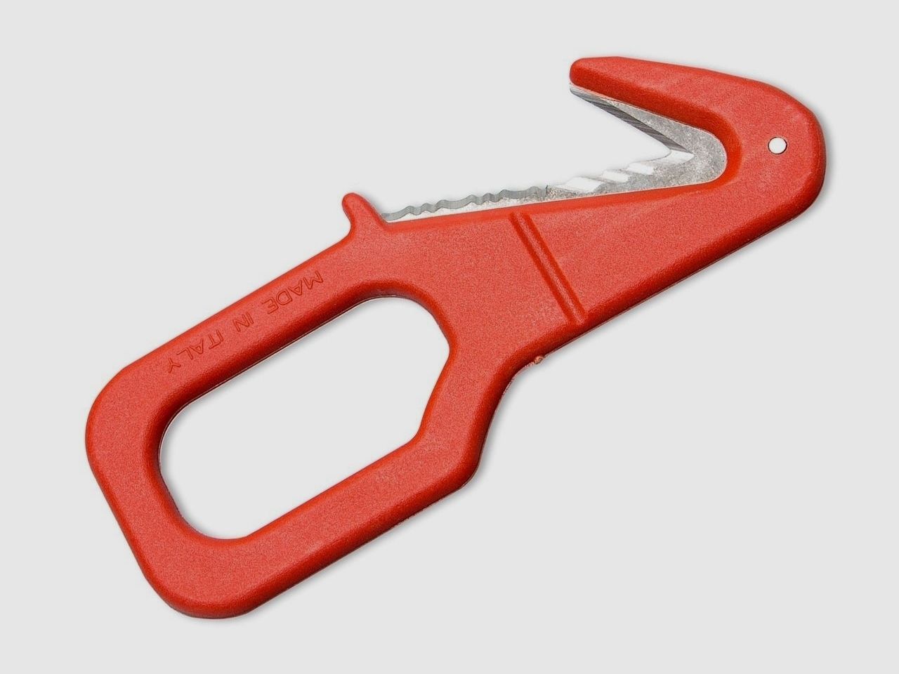 Rettungsmesser FKMD RESCUE DIVING STAINLESS STEEL. RED