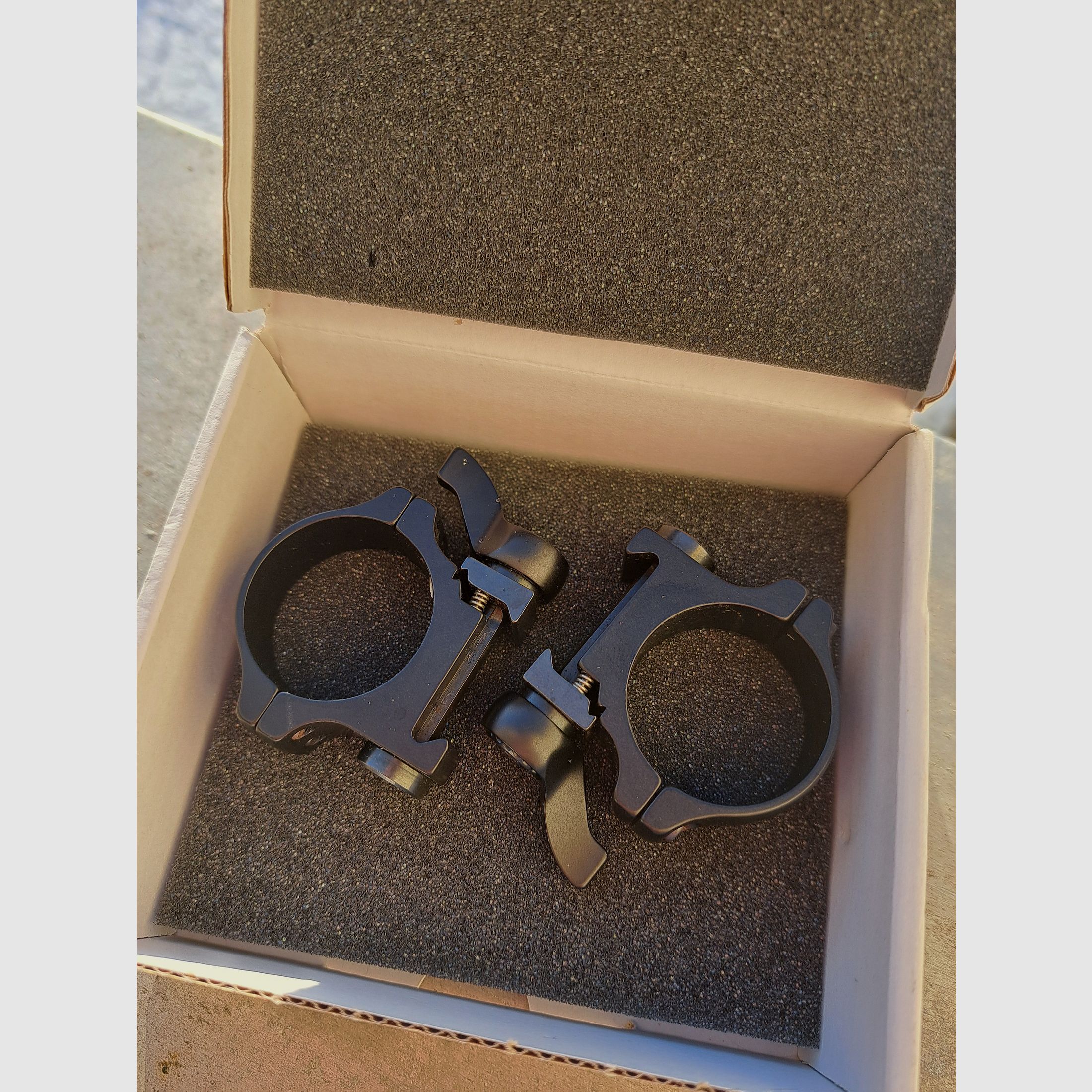 2x Dentler Ring Montage 30mm diamètre hauteur 6,5mm avec serrage rapide de Era d'occasion