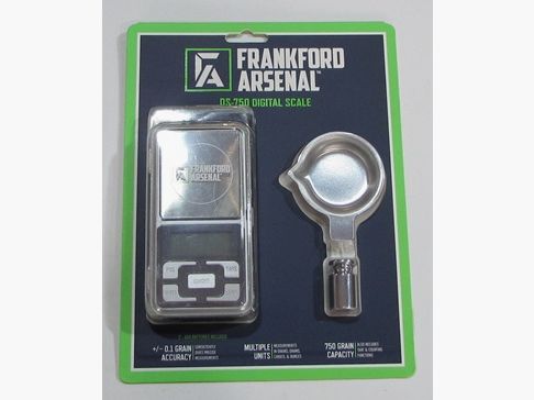 Balance de Precision Frankford Arsenal, DS 750avec poids de tare et saccoche et bac a poudre