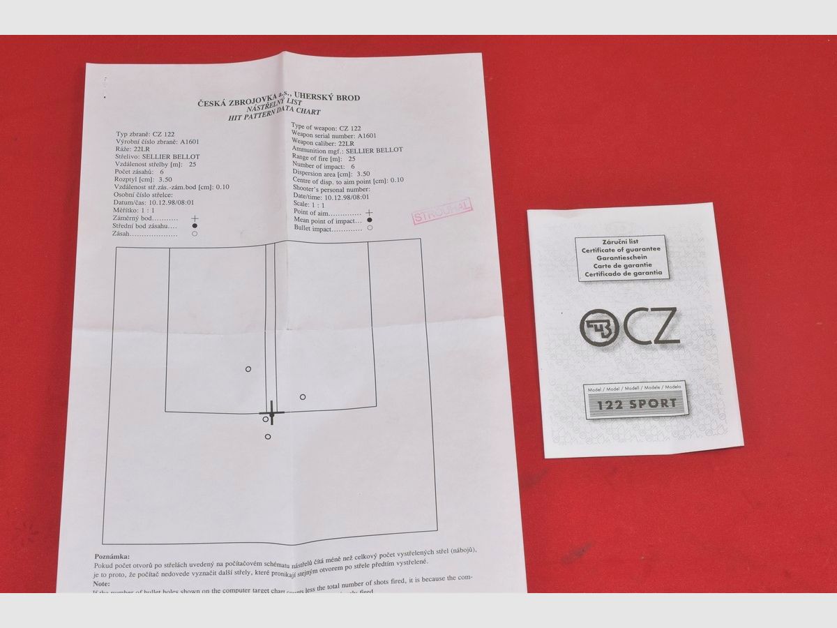 #8499 CZ 122 SPORT Pistole, Baujahr 1998, Kal. .22 LR, Bild 19 von 22