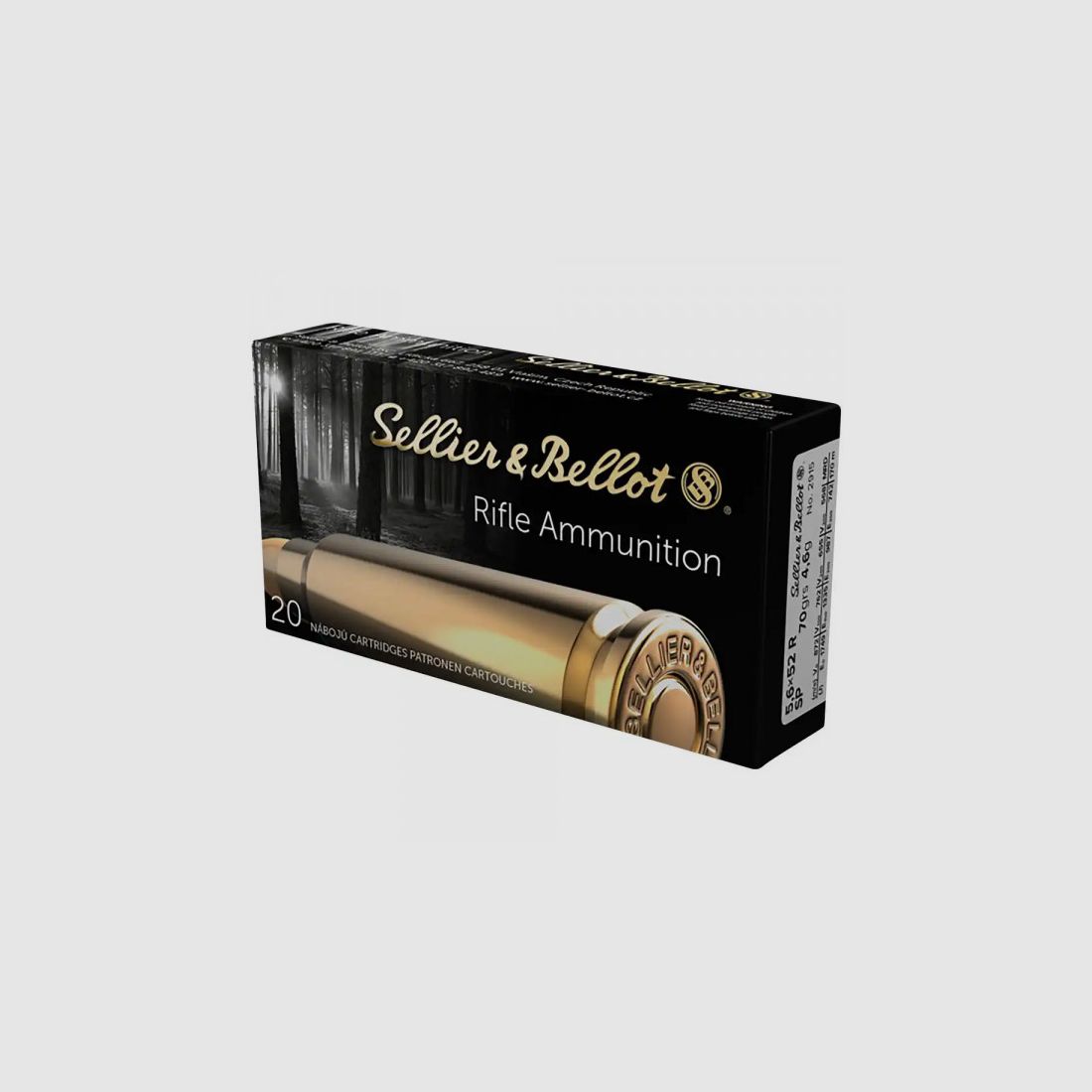 SELLIER & BELLOT 5,6x52R SP - 70 GRS - 20 SCHUSS