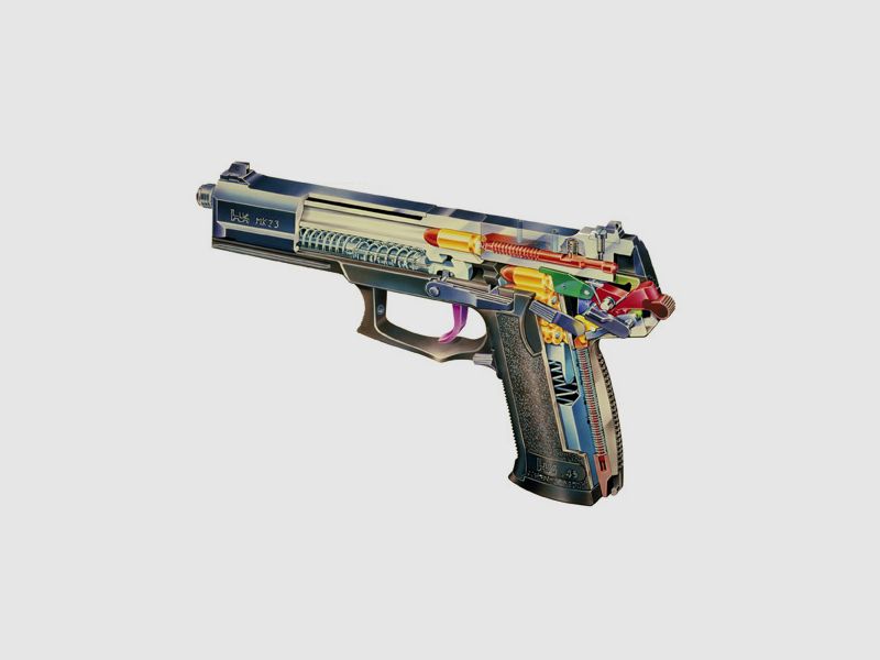 HK Mark 23 Mod 0 SOCOM .45 Auto - pistola semiautomática