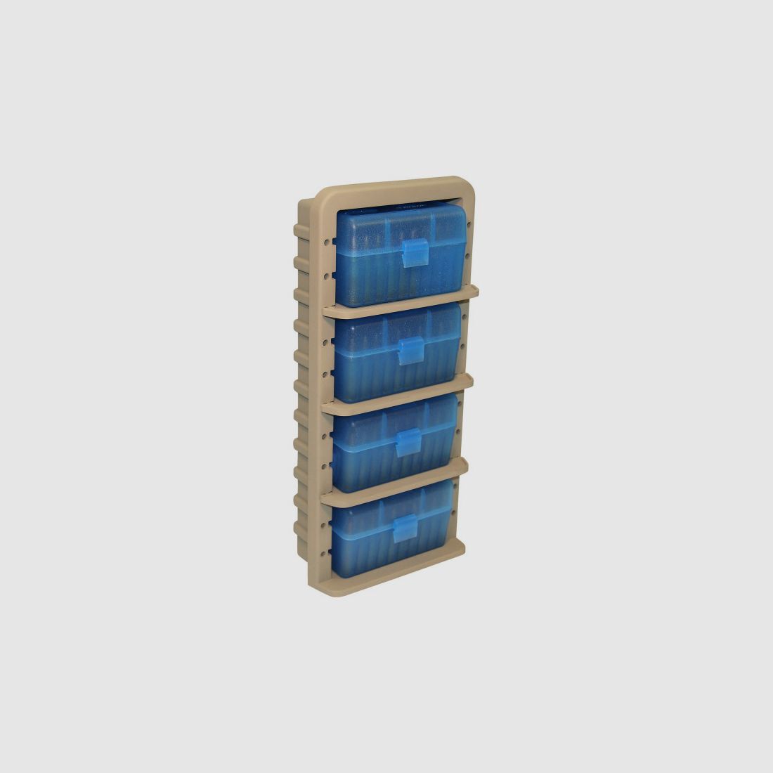 MTM Ammo Rack .223Rem ammunition shelf with cartridge box