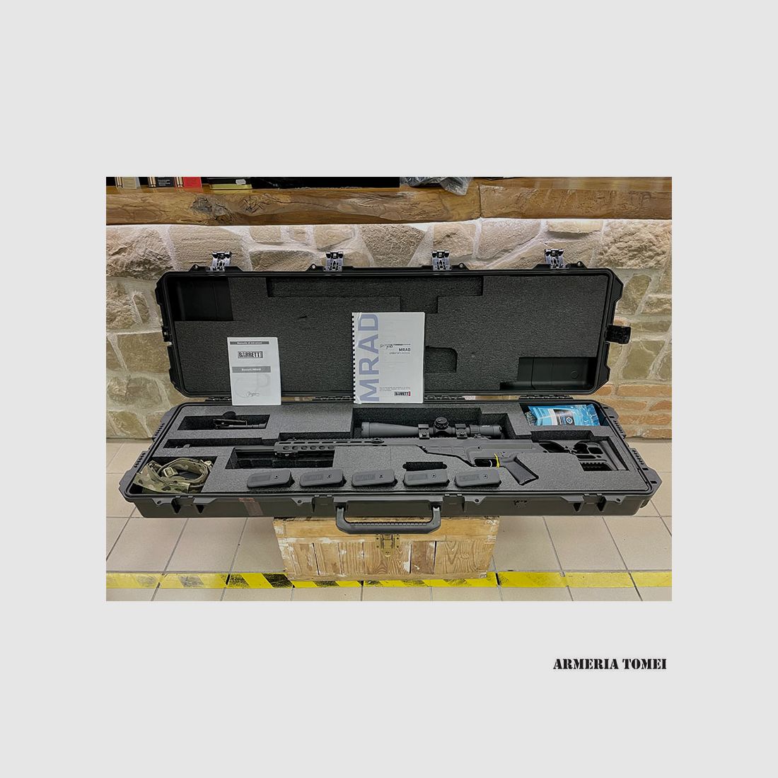 RIFLE – BARRETT MRAD CAL. 338 LAPUA MAG 26″ SMR BLK MIL-SMU, image 7 of 7