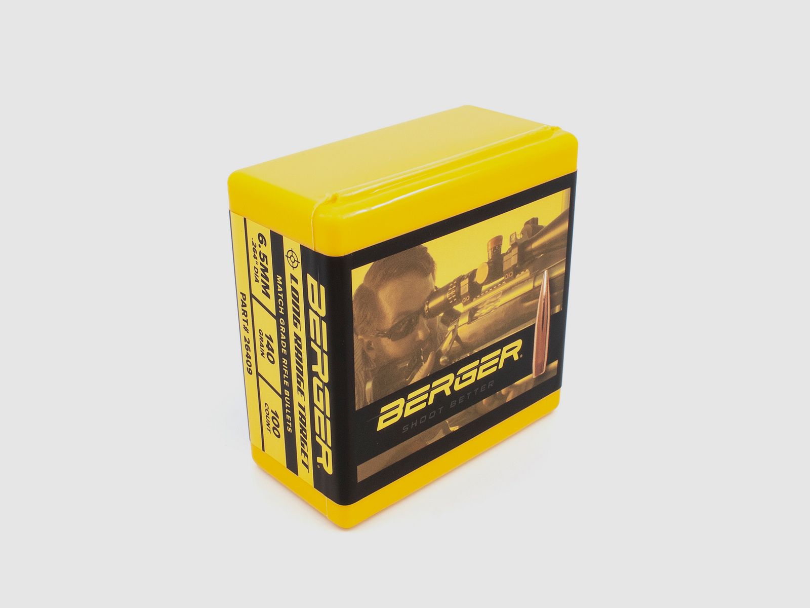 Berger Bullet 6.5mm/.264 Long Range BT Target 140GR 100 Pieces