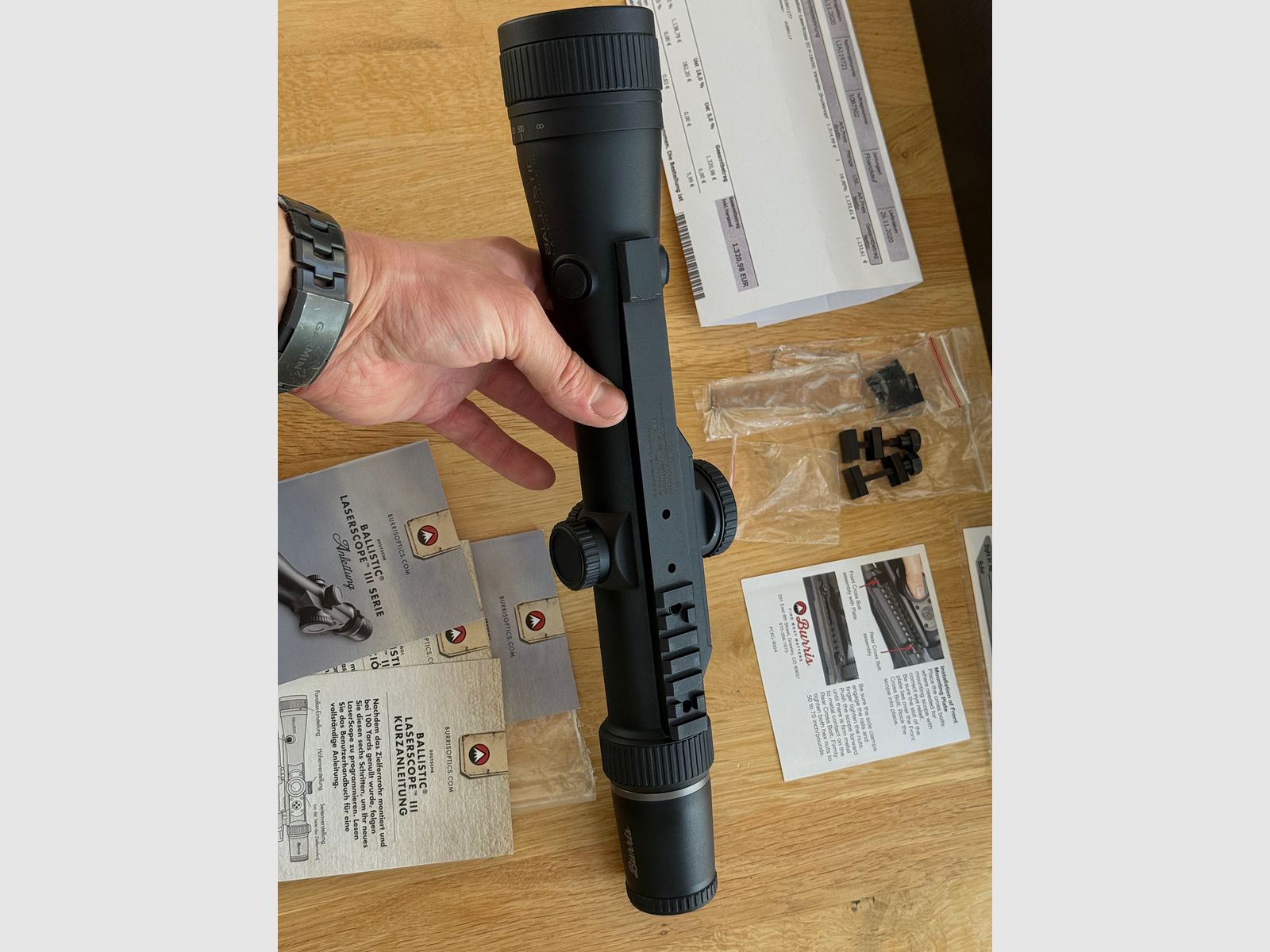 Burris Ballistic Laserscope 3 III 4-16x50 No 308 PRC Tikka 223 Creedmoor FPVO Wärmebild Nachtsicht Leica Swarovski Zeiss Kahles