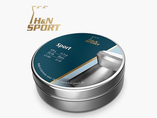 H&N Sport Diabolo cal. 5,50 mm. Boîte de 250 pcs. de 0,89 g.