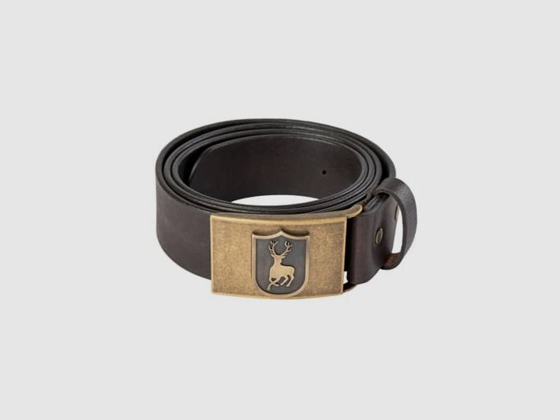 Deerhunter leren riem donkerbruin