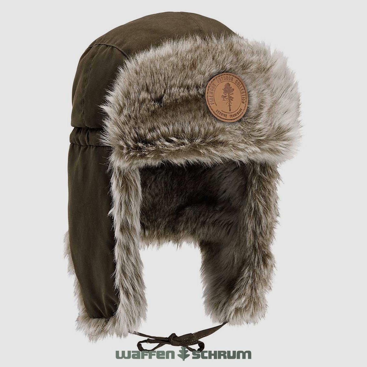 Cappello in pino Murmansk in suede marrone