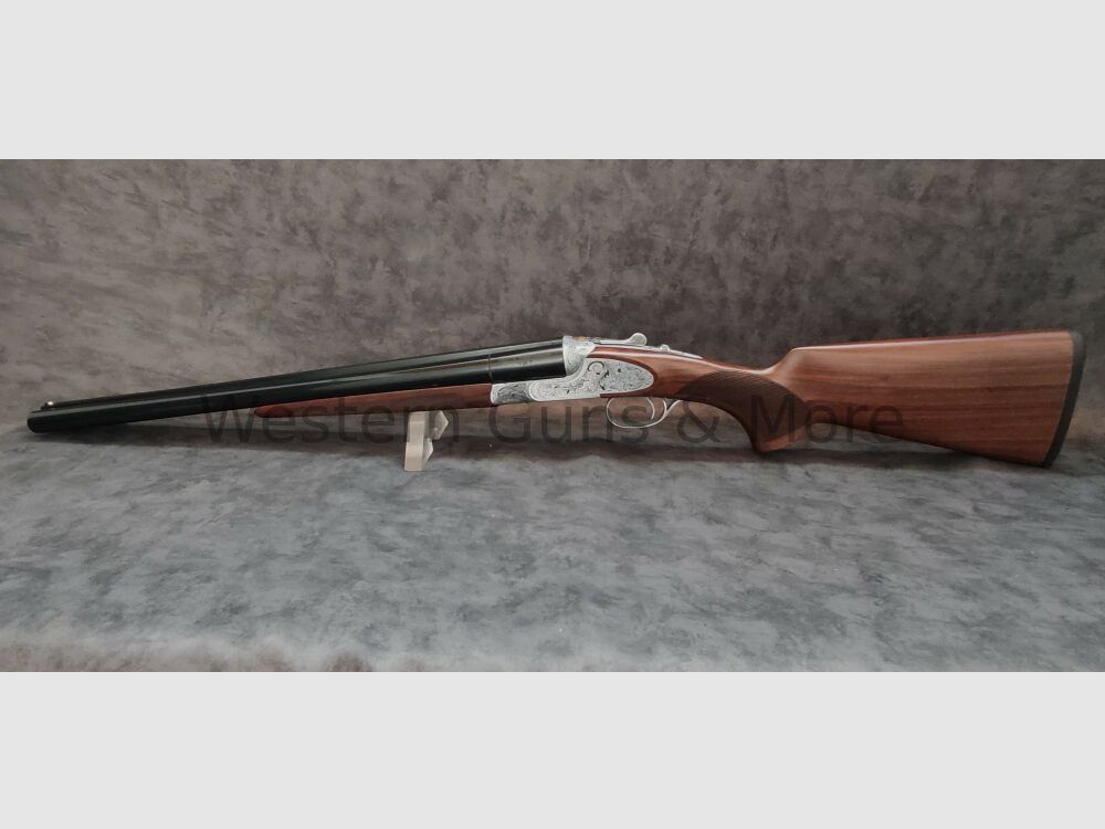 Huglu Mod.200AC Silber voll Graviert "Coachgun"