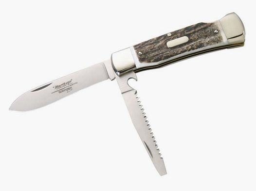 Hartkopf Jagdtaschenmesser mit Hirschhorn