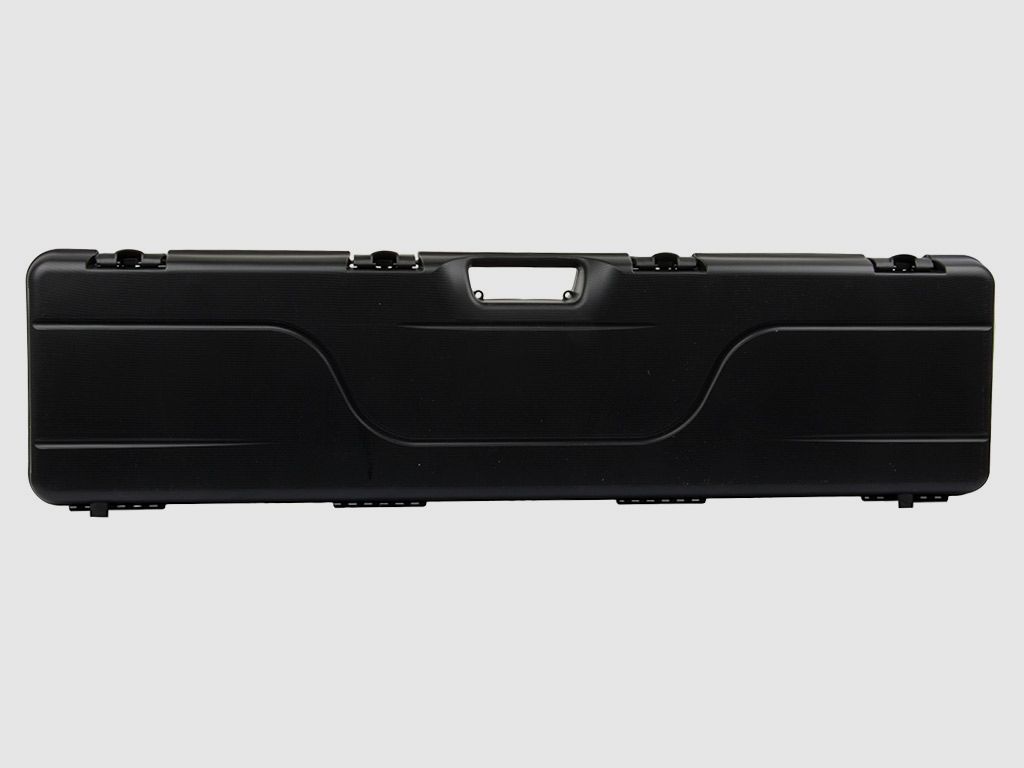 Gewehrkoffer Transportkoffer Negrini 1668ISY 100 x 23 cm Kunststoff Noppenschaumeinlage 4 SchnappverschlĂĽsse schwarz