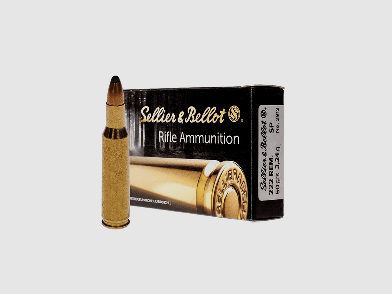 SELLIER & BELLOT – 222 REM. | SP 50grs 3,24g No. 2913 (20pz)