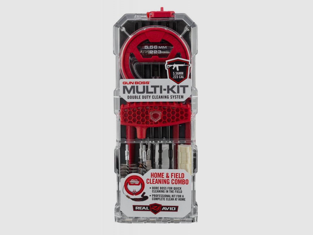 Reinigungsset Multi-Kits mit Schnüren - Bürsten Real Avid - Kal. 22