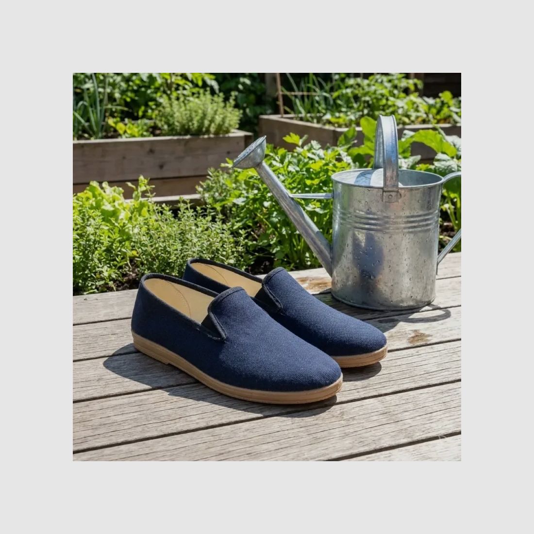 Cogolin Schuhe aus Segeltuch marineblau 40 bis 46, Bild 1 von 12