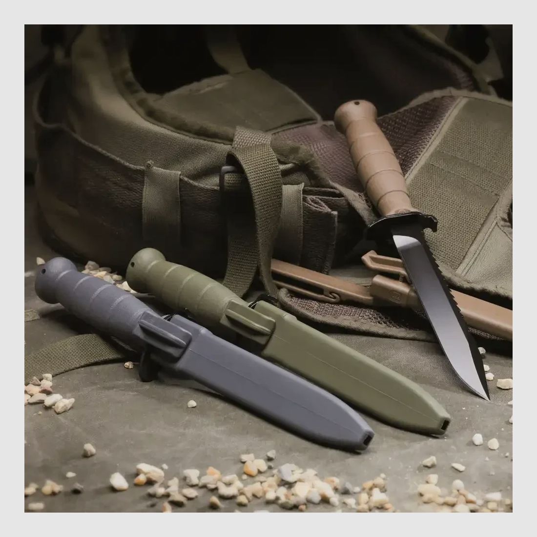 Glock Feldmesser FM81 mit Säge (grau)