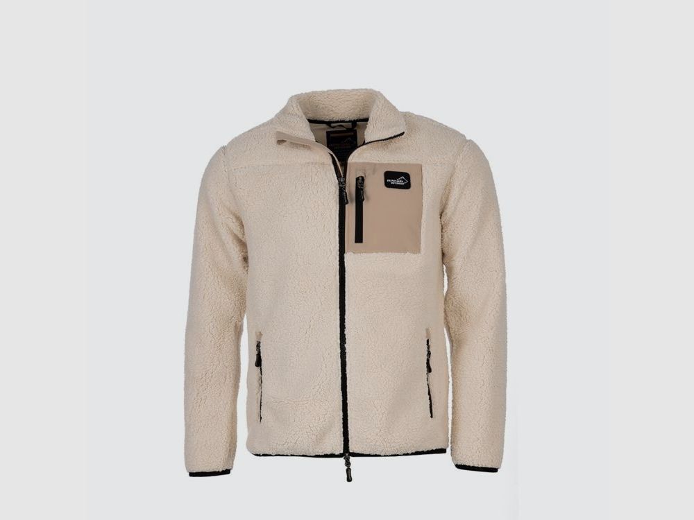 Arrak Sherpa Fleecejack Men, Offwhite, XL