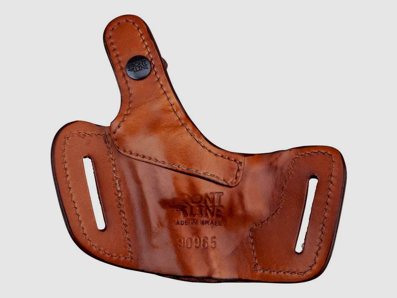 Front Line Gürtelholster Fast-Draw Belt-Slide braun