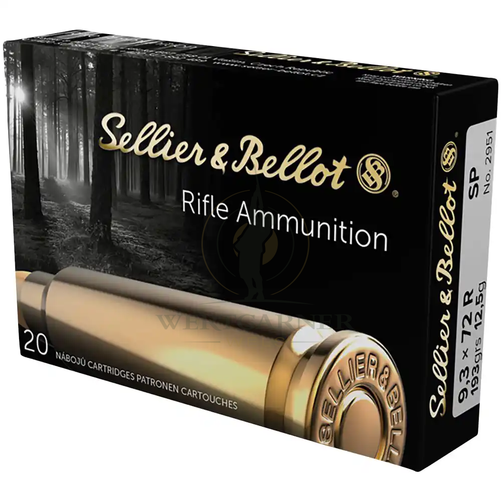 Sellier & Bellot 9,3x72R TM 12,5 G 20 Stk.