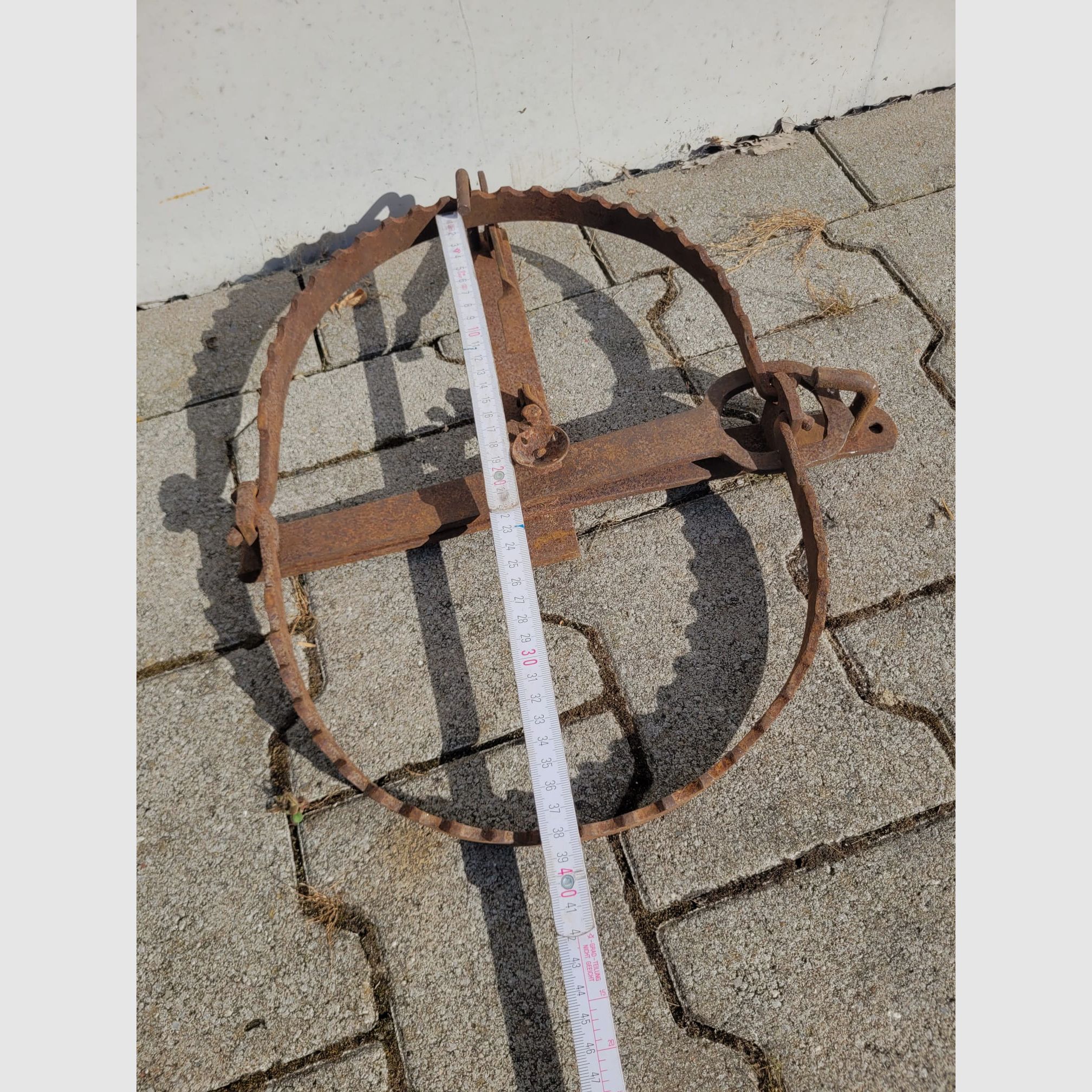 Bear trap decoration 48cm