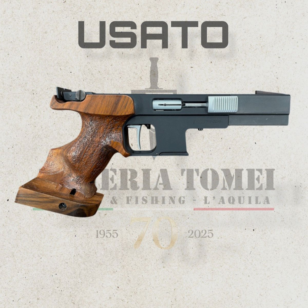 USED – PISTOL – PARDINI MOD. SPE cal. 22LR, image 2 of 3