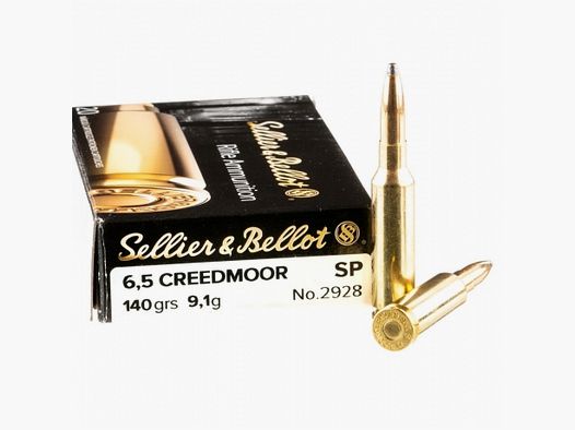 MUNICION SELLIER BELLOT C/6.5 CREEDMOOR SP.140 GR Nº 2928