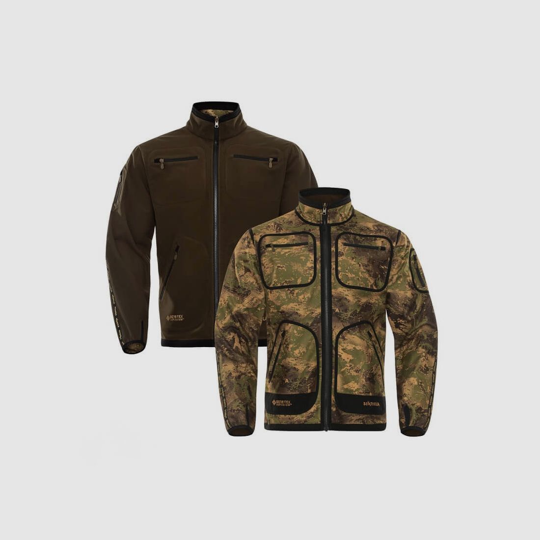 Härkila Kamko Wende-Fleecejacke camouflage - Limited Edition