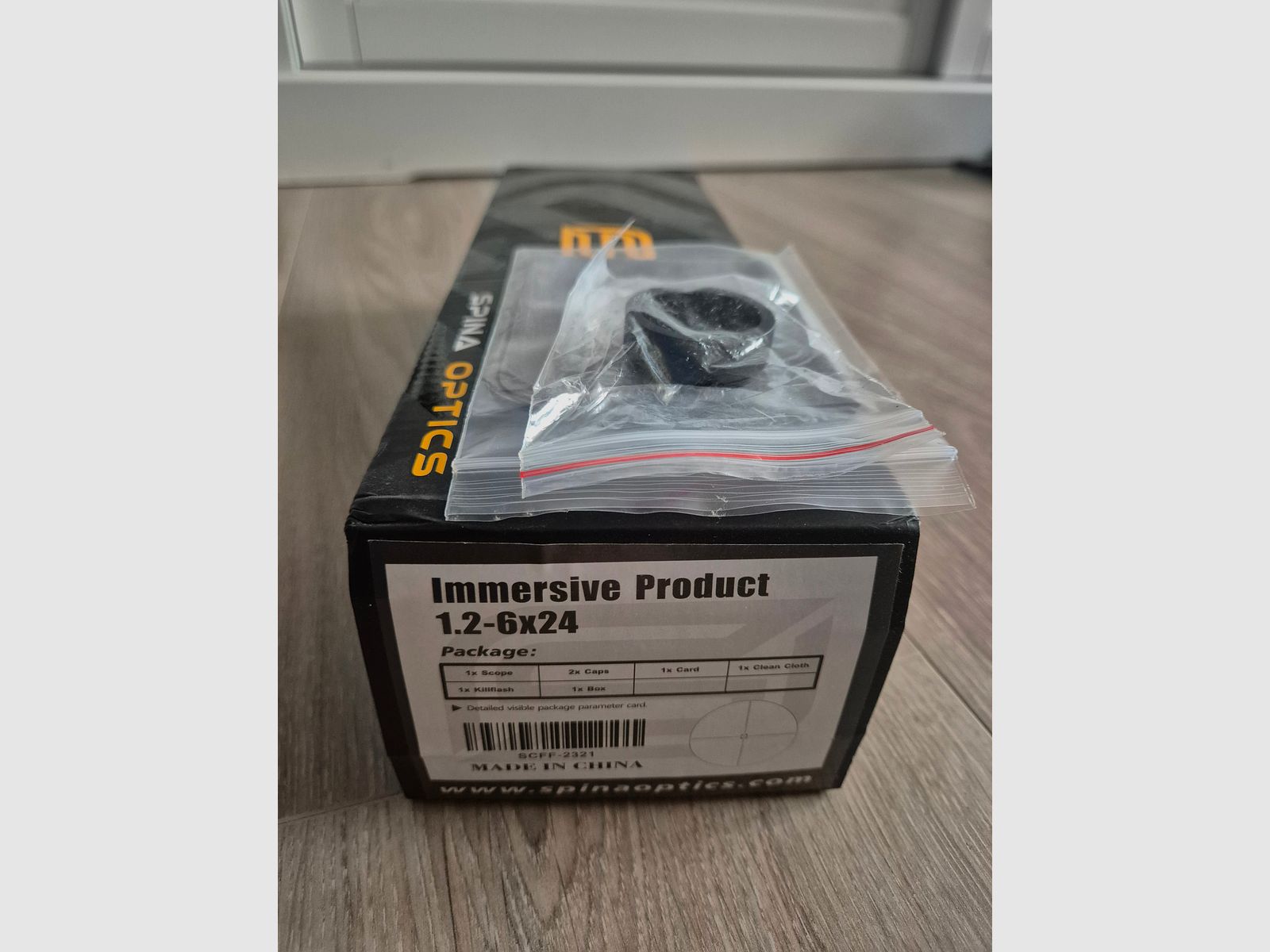 Telescopio de mira Spina Optics 1.2-6x24